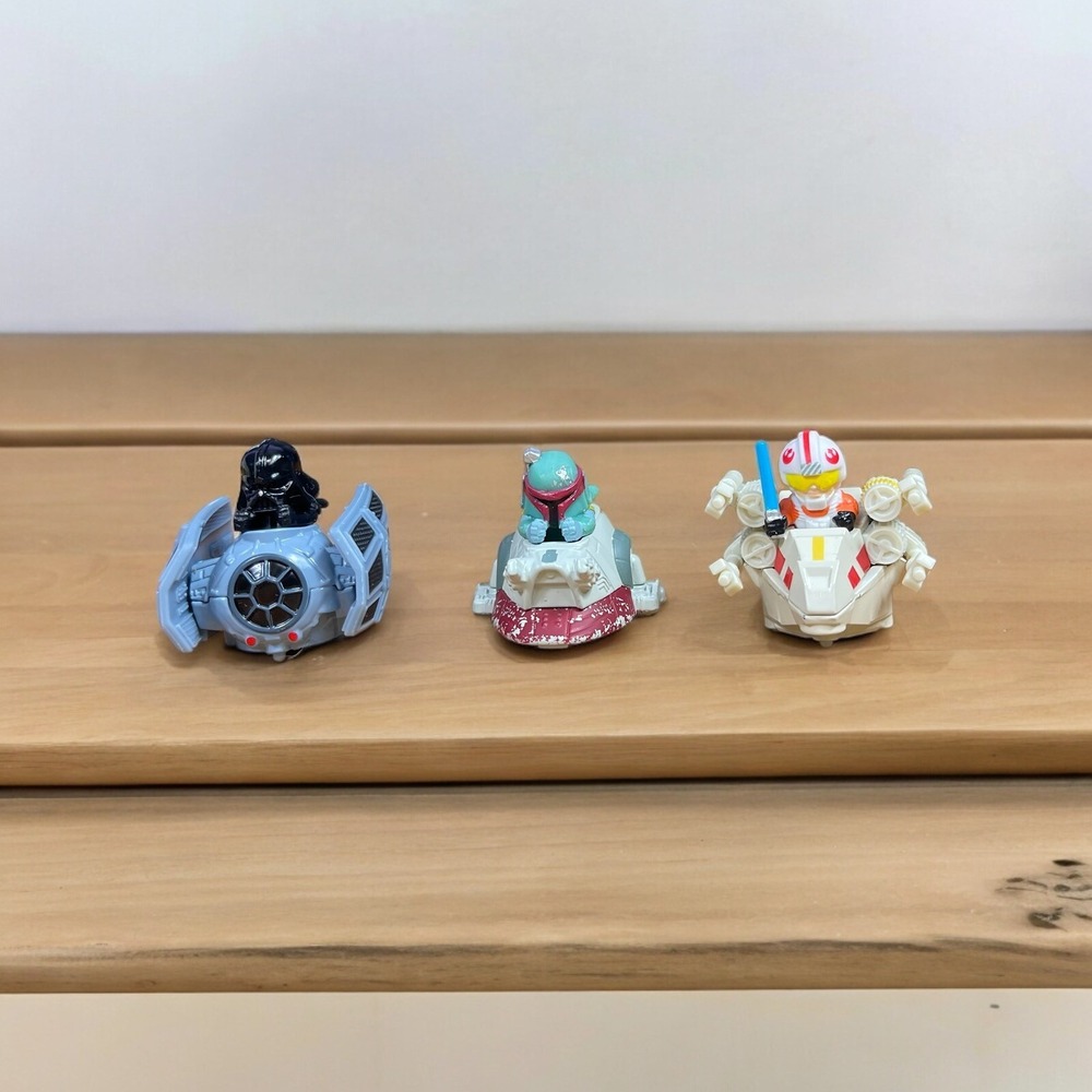 Hot‎ Wheels Star Wars Battle Rollers Darth Vader, Boba Fett, Luke Skywalker